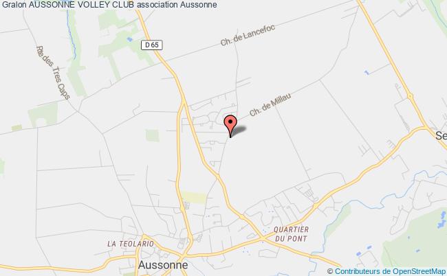 plan association Aussonne Volley Club Aussonne