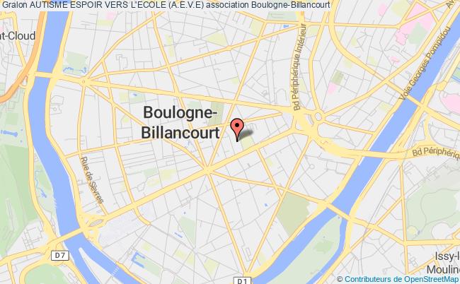 plan association Autisme Espoir Vers L'ecole (a.e.v.e) Boulogne-Billancourt