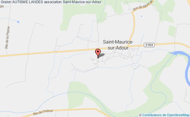 plan association Autisme Landes Saint-Maurice-sur-Adour