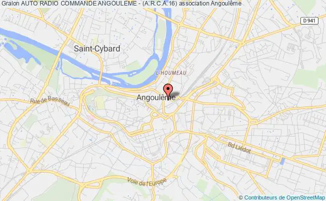 plan association Auto Radio Commande Angouleme - (a.r.c.a.16) Angoulême
