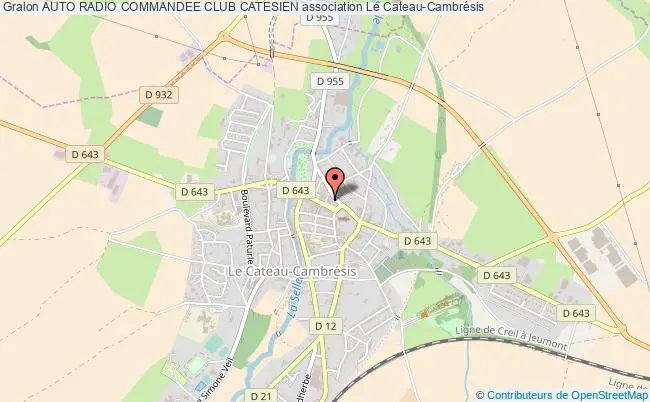 plan association Auto Radio Commandee Club Catesien Le Cateau-Cambrésis