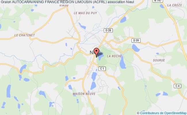 plan association Autocaravaning France RÉgion Limousin (acfrl) Nieul