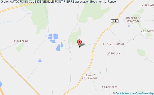 plan association Autocross Club De Neuille-pont-pierre Beaumont-la-Ronce
