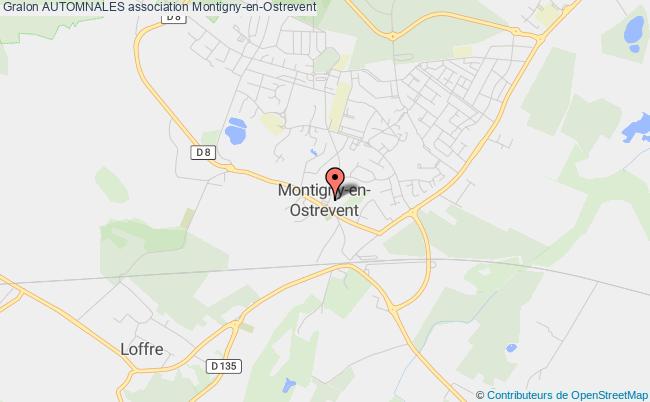 plan association Automnales Montigny-en-Ostrevent