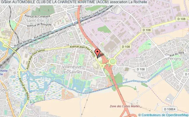 plan association Automobile Club De La Charente Maritime (accm) La Rochelle