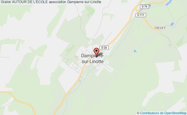 plan association Autour De L'École Dampierre-sur-Linotte