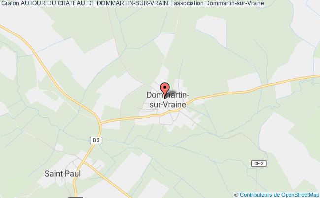 plan association Autour Du Chateau De Dommartin-sur-vraine Dommartin-sur-Vraine