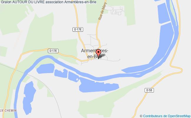 plan association Autour Du Livre Armentières-en-Brie