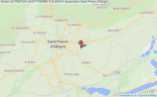 plan association Autrefois Saint Pierre D Albigny Saint-Pierre-d'Albigny