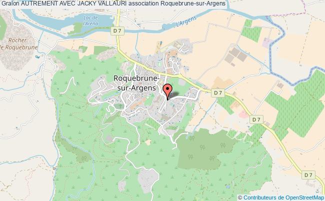 plan association Autrement Avec Jacky Vallauri Roquebrune-sur-Argens