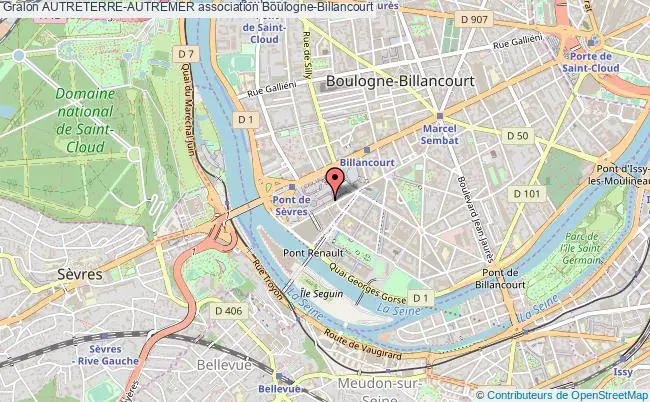plan association Autreterre-autremer Boulogne-Billancourt