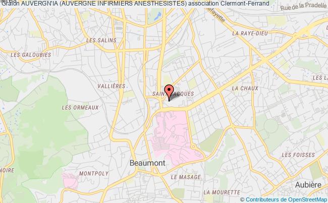 plan association Auvergn'ia (auvergne Infirmiers Anesthesistes) Clermont-Ferrand