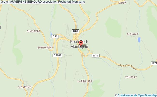 plan association Auvergne Behourd Rochefort-Montagne