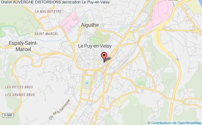 plan association Auvergne Distorsions Puy-en-Velay