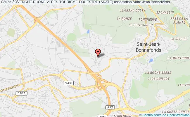 plan association Auvergne RhÔne-alpes Tourisme Équestre (arate) Saint-Jean-Bonnefonds
