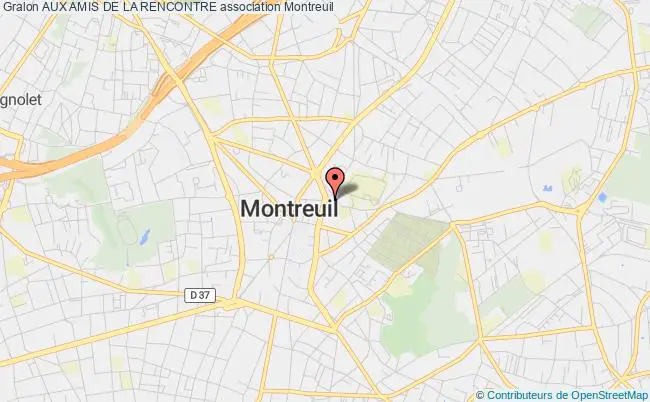 plan association Aux Amis De La Rencontre Montreuil