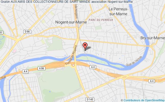 plan association Aux Amis Des Collectionneurs De Saint Mande Nogent-sur-Marne