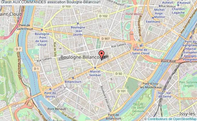 plan association Aux Comm'andes Boulogne-Billancourt