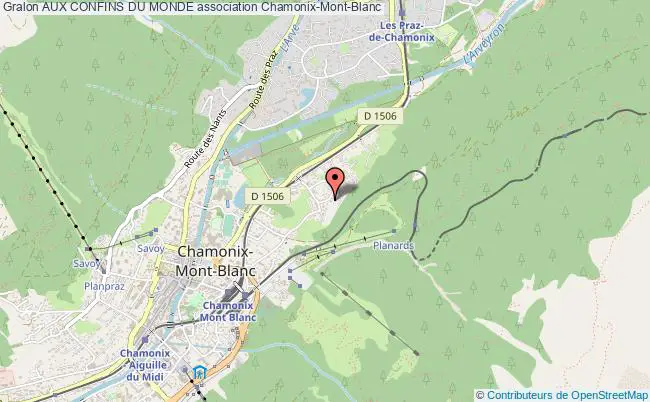 plan association Aux Confins Du Monde Chamonix-Mont-Blanc
