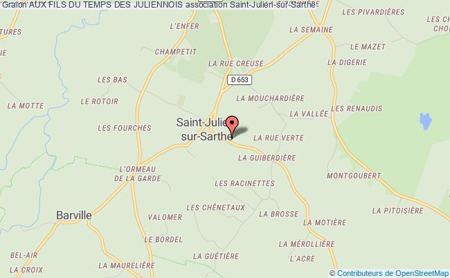 plan association Aux Fils Du Temps Des Juliennois Saint-Julien-sur-Sarthe