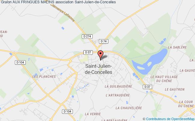 plan association Aux Fringues Malins Saint-Julien-de-Concelles