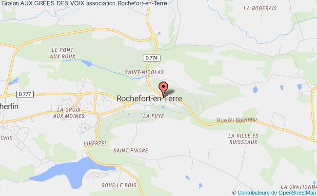 plan association Aux GrÉes Des Voix Rochefort-en-Terre