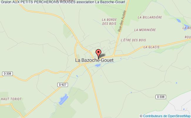 plan association Aux Petits Percherons Rouges La    Bazoche-Gouet
