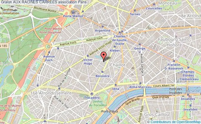 plan association Aux Racines Carrees Paris