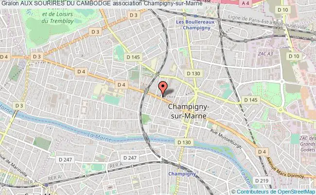 plan association Aux Sourires Du Cambodge Champigny-sur-Marne