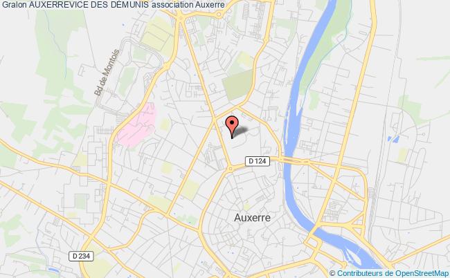 plan association Auxerrevice Des DÉmunis Auxerre