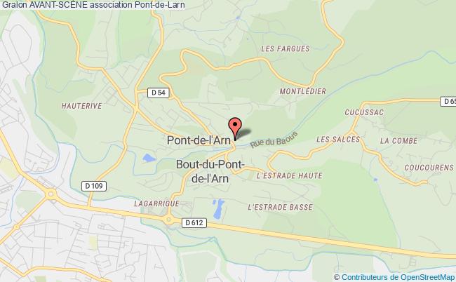 plan association Avant-scÈne Pont-de-Larn