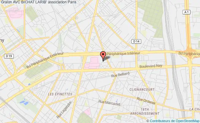 plan association Avc Bichat Larib' Paris 18e