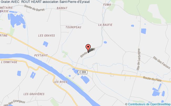 plan association Avec  Rout Heart Saint-Pierre-d'Eyraud