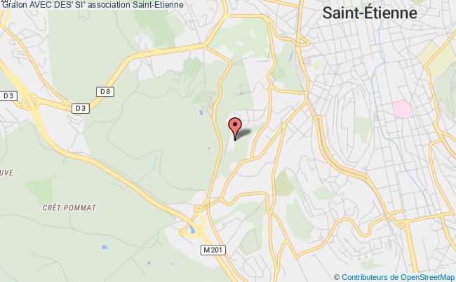 plan association Avec Des' Si' Saint-Étienne