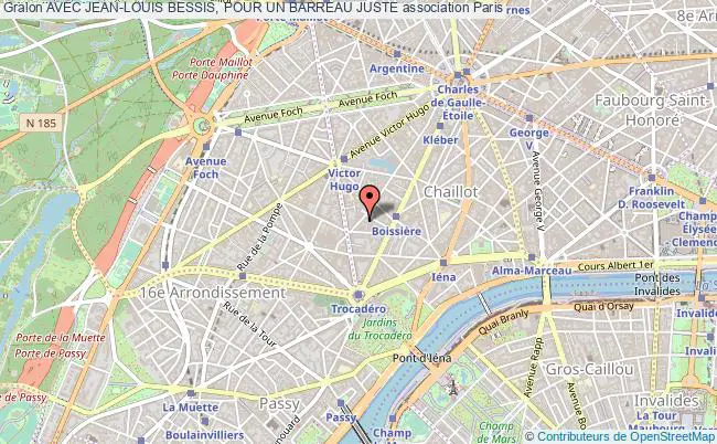 plan association Avec Jean-louis Bessis, Pour Un Barreau Juste Paris