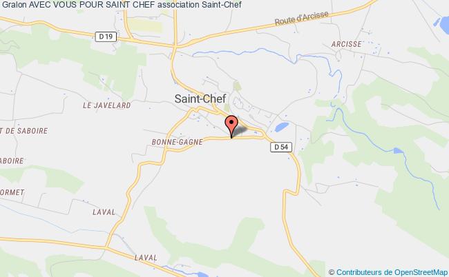 plan association Avec Vous Pour Saint Chef Saint-Chef