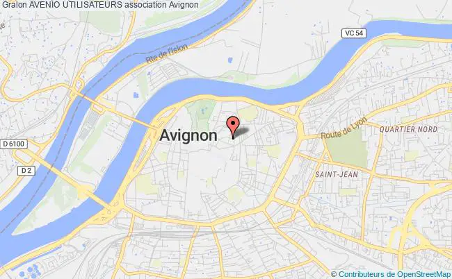 plan association Avenio Utilisateurs Avignon