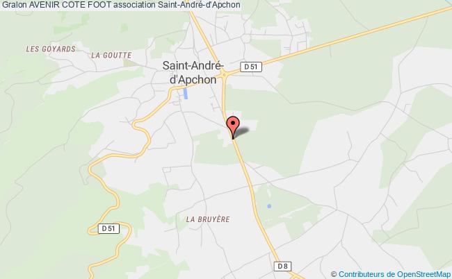 plan association Avenir Cote Foot Saint-André-d'Apchon