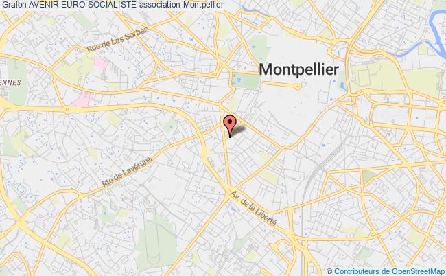 plan association Avenir Euro Socialiste Montpellier