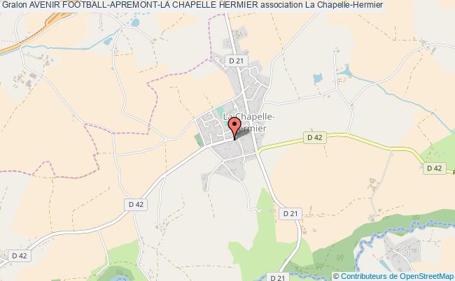 plan association Avenir Football-apremont-la Chapelle Hermier La    Chapelle-Hermier