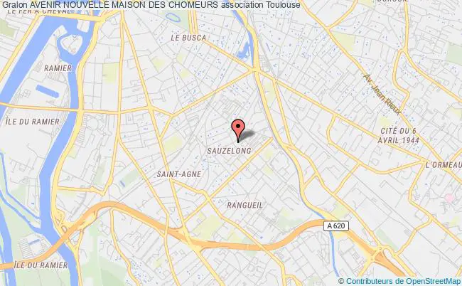 plan association Avenir Nouvelle Maison Des Chomeurs Toulouse