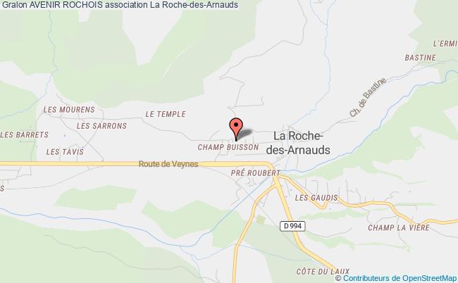plan association Avenir Rochois La    Roche-des-Arnauds