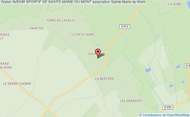 plan association Avenir Sportif De Sainte-marie-du-mont Sainte-Marie-du-Mont