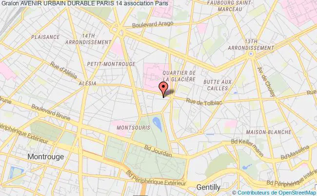 plan association Avenir Urbain Durable Paris 14 Paris