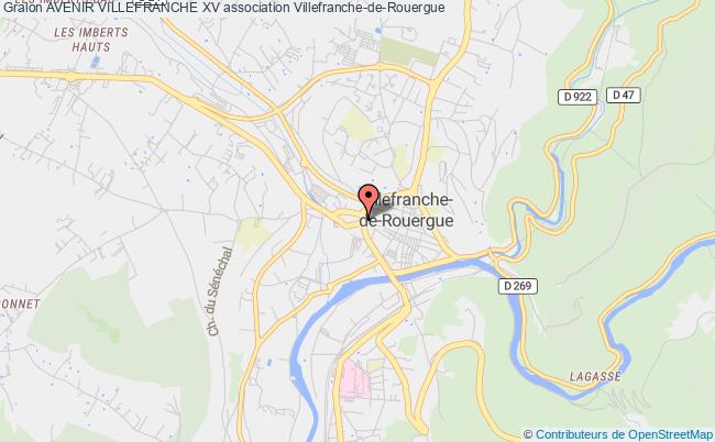 plan association Avenir Villefranche Xv Villefranche-de-Rouergue