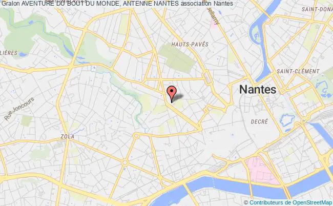 plan association Aventure Du Bout Du Monde, Antenne Nantes Nantes