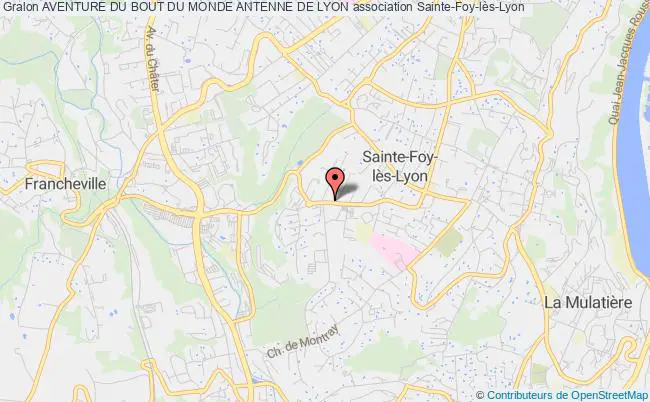 plan association Aventure Du Bout Du Monde Antenne De Lyon Sainte-Foy-lès-Lyon