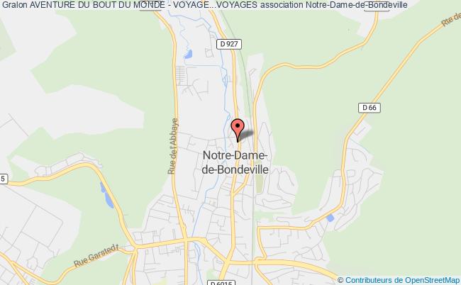 plan association Aventure Du Bout Du Monde - Voyage...voyages Notre-Dame-de-Bondeville