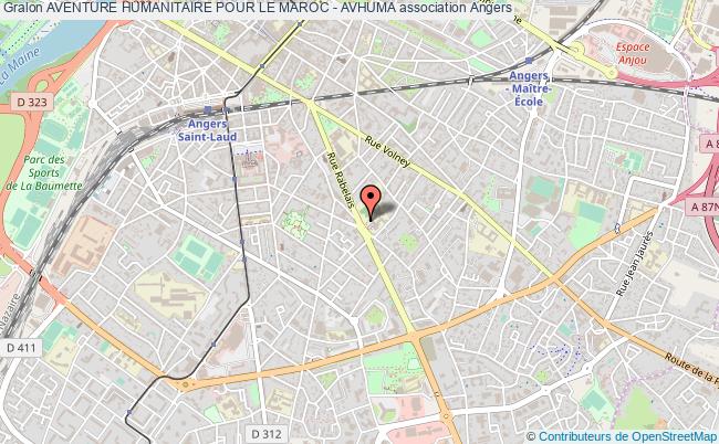 plan association Aventure Humanitaire Pour Le Maroc - Avhuma Angers