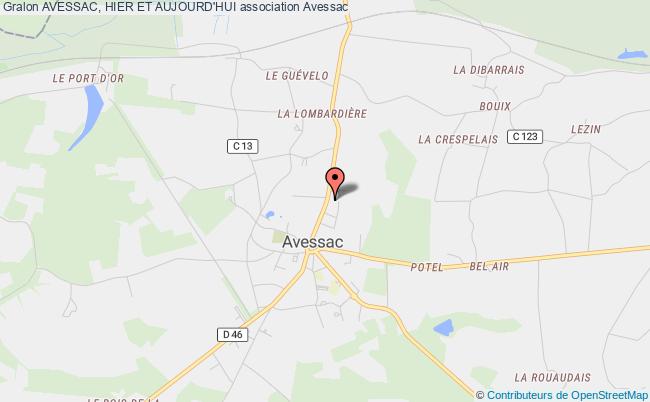 plan association Avessac, Hier Et Aujourd'hui Avessac